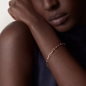 Santos De Cartier armbånd, kæde, lille model Santos De Cartier armbånd, kæde, lille model