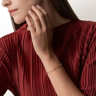 Santos De Cartier armbånd, kæde, lille model Santos De Cartier armbånd, kæde, lille model