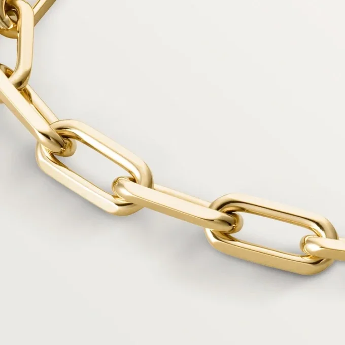 Santos De Cartier armbånd, kæde, mellemstor model Santos De Cartier armbånd, kæde, mellemstor model