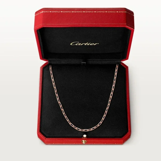 Santos De Cartier halskæde, kæde, lille model Santos De Cartier halskæde, kæde, lille model