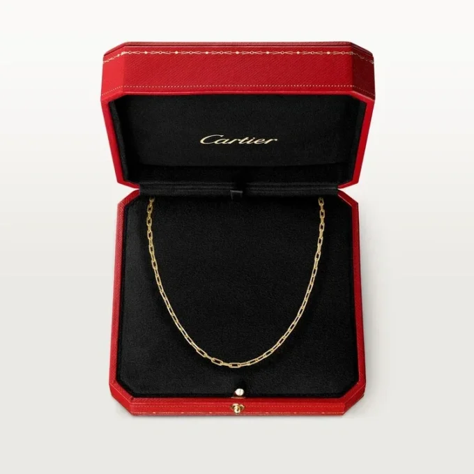 Santos De Cartier halskæde, kæde, lille model Santos De Cartier halskæde, kæde, lille model
