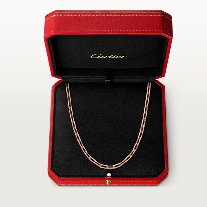Santos De Cartier halskæde, kæde, mellemstor model Santos De Cartier halskæde, kæde, mellemstor model