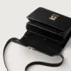 Skuldertaske, Mini, Double C De Cartier – Sort kalveskind, guld og sort emaljefinish – Cartier Skuldertaske, Mini, Double C De Cartier – Sort kalveskind, guld og sort emaljefinish – Cartier