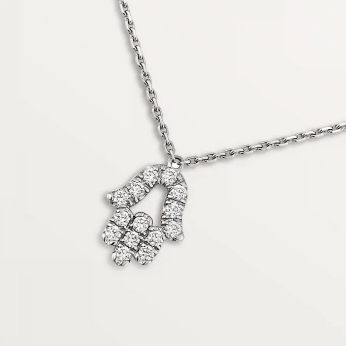 Symbolhalskæde – hvidguld, diamant – Cartier Symbolhalskæde – hvidguld, diamant – Cartier