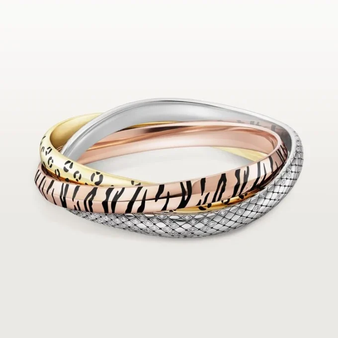 Trinity-armbånd, lak, diamanter Trinity-armbånd, lak, diamanter