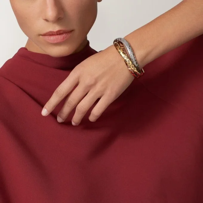 Trinity-armbånd, lak, diamanter Trinity-armbånd, lak, diamanter
