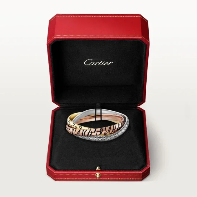 Trinity-armbånd, lak, diamanter Trinity-armbånd, lak, diamanter