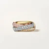 Trinity Cushion-ring, klassisk model, pavé Trinity Cushion-ring, klassisk model, pavé