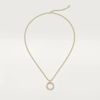 Trinity diamanthalskæde i tricolor guld | Cartier Us