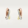 Trinity hoopøreringe i tricolor guld | Cartier Us Trinity hoopøreringe i tricolor guld | Cartier Us