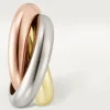 Trinity hoopøreringe i tricolor guld | Cartier Us Trinity hoopøreringe i tricolor guld | Cartier Us