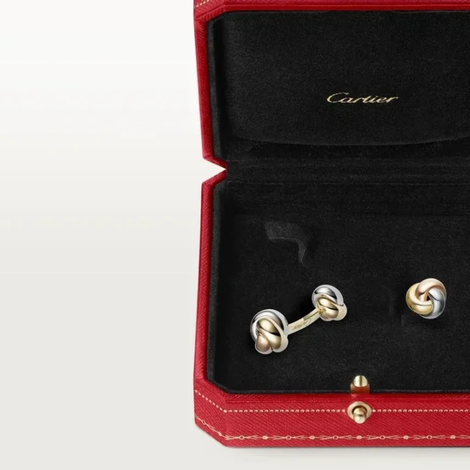 Trinity manchetknapper – gult, rosa og hvidt guld – Cartier Trinity manchetknapper – gult, rosa og hvidt guld – Cartier
