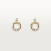 Trinity øreringe, brillantslebne diamanter Trinity øreringe, brillantslebne diamanter