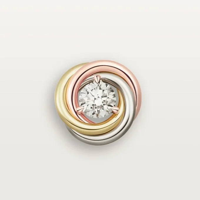 Trinity-ørestikker, 2 diamanter Trinity-ørestikker, 2 diamanter