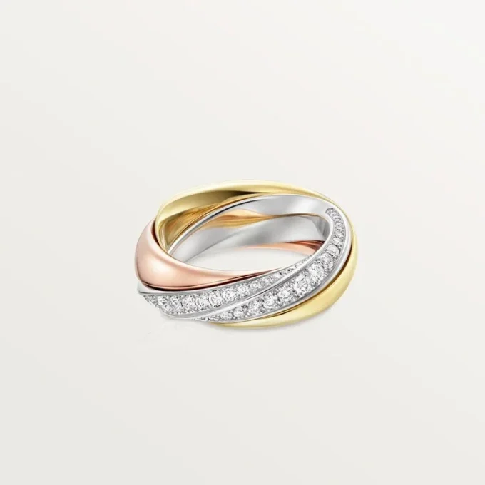 Trinity-ring, halvpavé Trinity-ring, halvpavé