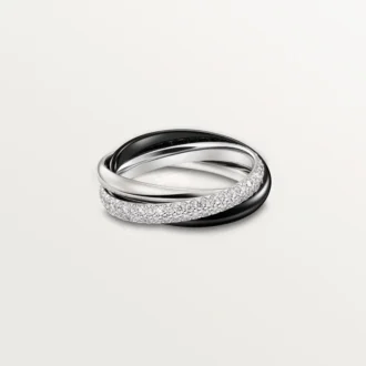Trinity-ring, keramik, lille model, halvpavé