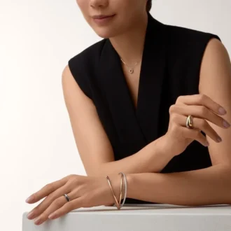 Trinity-ring, keramik, lille model, halvpavé