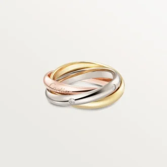 Trinity-ring, klassisk model, 5 diamanter Trinity-ring, klassisk model, 5 diamanter