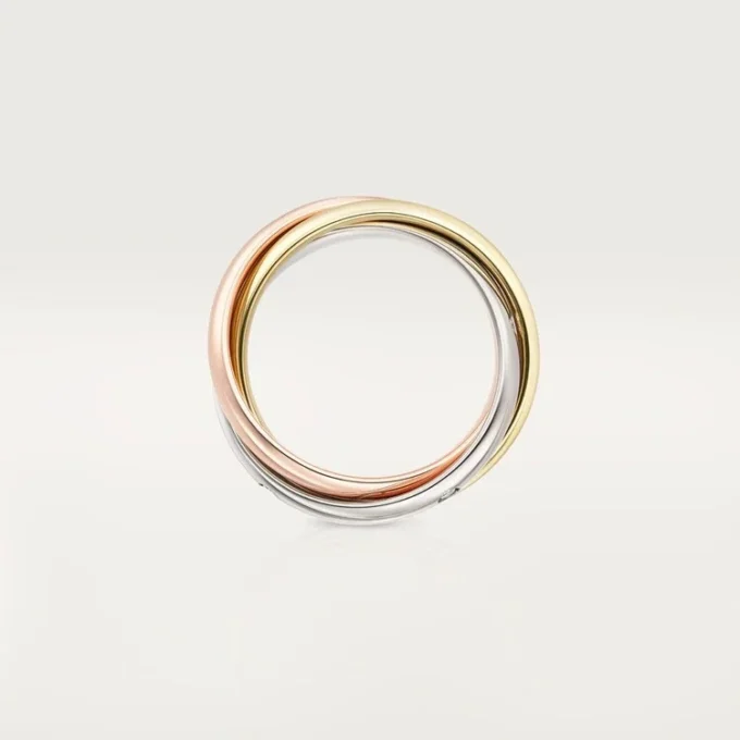 Trinity-ring, klassisk model, 5 diamanter Trinity-ring, klassisk model, 5 diamanter