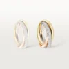 Trinity-ring, klassisk model, halvpavé Trinity-ring, klassisk model, halvpavé
