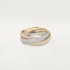 Trinity-ring, klassisk model, pavé Trinity-ring, klassisk model, pavé