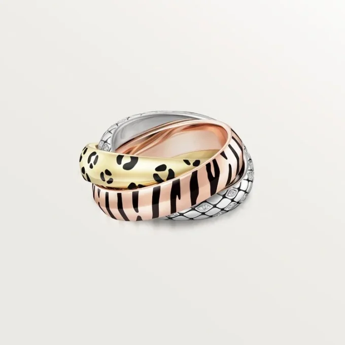 Trinity-ring, lak, halvpavé Trinity-ring, lak, halvpavé