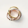 Trinity-ring, lak, halvpavé Trinity-ring, lak, halvpavé