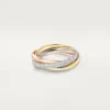 Trinity-ring, lille model, halvpavé Trinity-ring, lille model, halvpavé