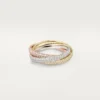 Trinity-ring, lille model, pavé Trinity-ring, lille model, pavé