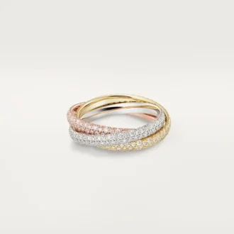 Trinity-ring, lille model, pavé