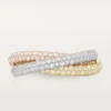 Trinity-ring, lille model, pavé Trinity-ring, lille model, pavé
