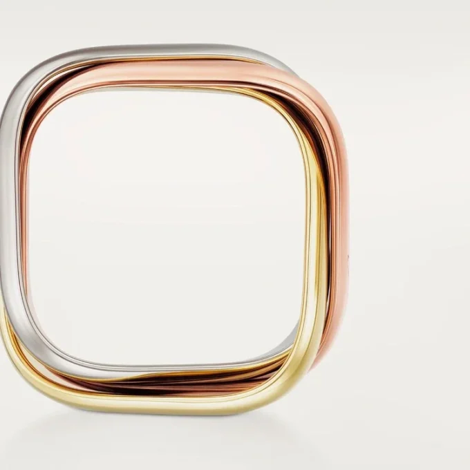 Trinity-ring, pudeformet, klassisk model Trinity-ring, pudeformet, klassisk model