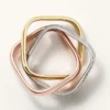 Trinity-ring, pudeformet, mellemstor model, halvpavé Trinity-ring, pudeformet, mellemstor model, halvpavé