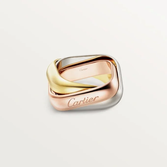 Trinity-ring, pudeformet, stor model Trinity-ring, pudeformet, stor model