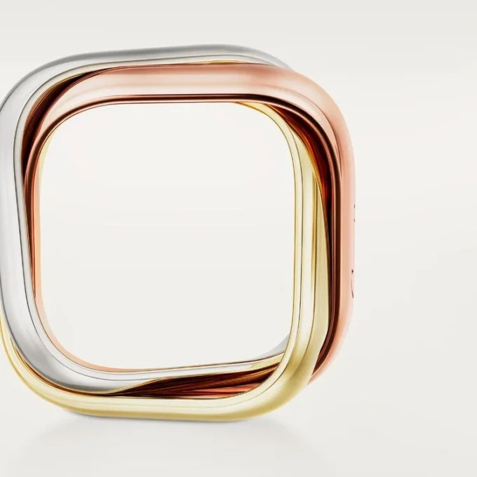 Trinity-ring, pudeformet, stor model Trinity-ring, pudeformet, stor model