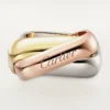 Trinity-ring, pudeformet, stor model Trinity-ring, pudeformet, stor model
