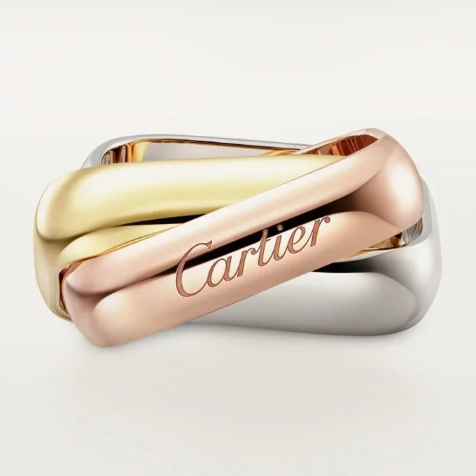Trinity-ring, pudeformet, stor model Trinity-ring, pudeformet, stor model