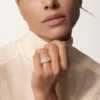 Trinity-ring, stor model, pavé Trinity-ring, stor model, pavé