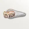 Trinity-ring til to fingre, lakeret, pavé Trinity-ring til to fingre, lakeret, pavé