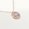 Trinity-vedhæng, 1 diamant, pavé Trinity-vedhæng, 1 diamant, pavé