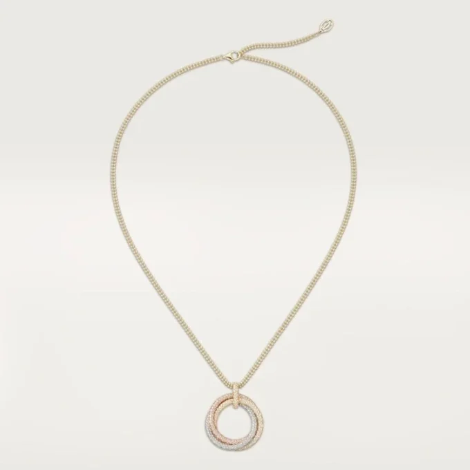 Trinity-vedhæng, stor model, pavé Trinity-vedhæng, stor model, pavé
