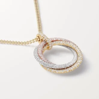 Trinity-vedhæng, stor model, pavé