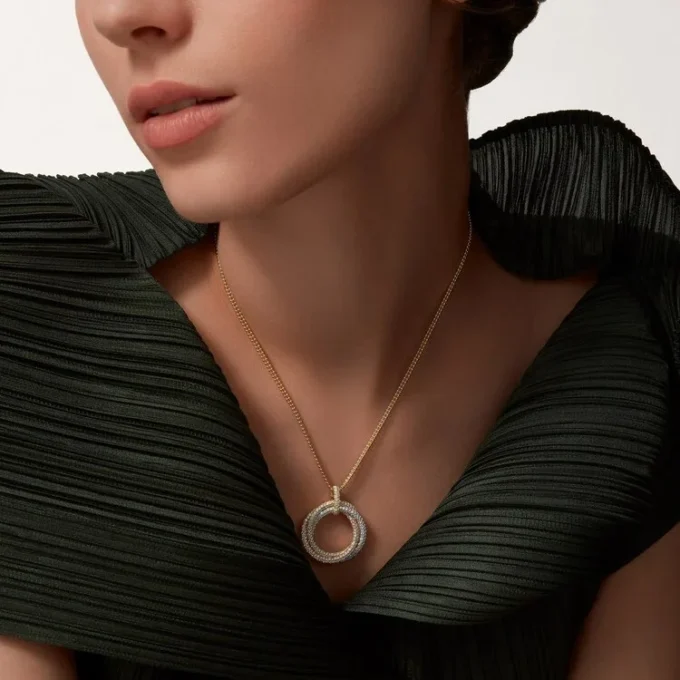 Trinity-vedhæng, stor model, pavé Trinity-vedhæng, stor model, pavé