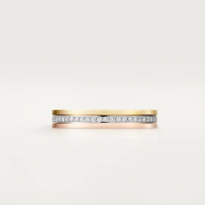 Trinity vielsesring – hvidguld, gult guld, rosa guld, diamanter – Cartier Trinity vielsesring – hvidguld, gult guld, rosa guld, diamanter – Cartier