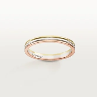 Trinity vielsesring – hvidguld, rosaguld, gult guld – Cartier