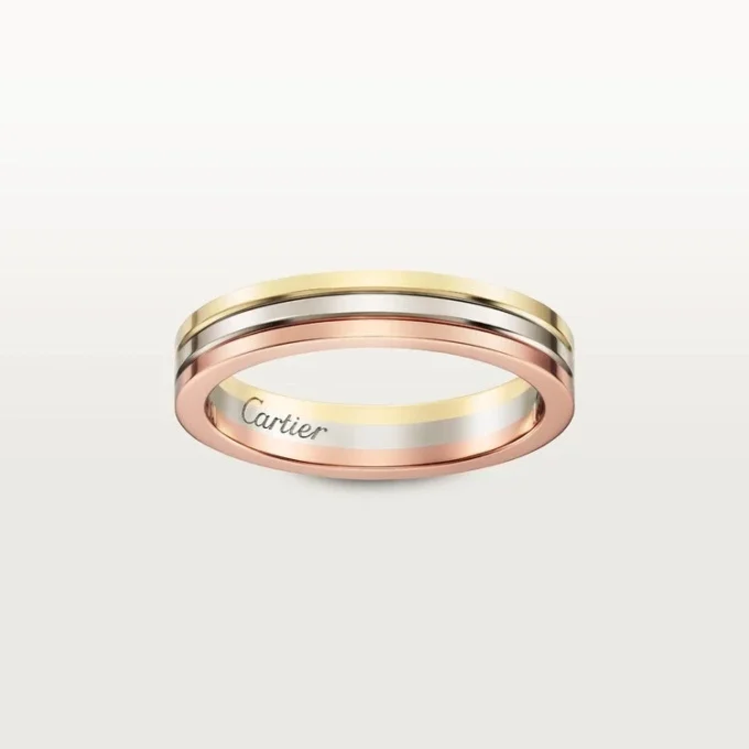 Vendome Louis Cartier vielsesring, 3,5 mm bred Vendome Louis Cartier vielsesring, 3,5 mm bred