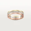 Vendome Louis Cartier vielsesring, 4,8 mm bred, pavé Vendome Louis Cartier vielsesring, 4,8 mm bred, pavé