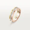 Vendome Louis Cartier vielsesring, 4,8 mm bred, pavé Vendome Louis Cartier vielsesring, 4,8 mm bred, pavé