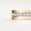 Vendome Louis Cartier vielsesring, 4,8 mm bred, pavé Vendome Louis Cartier vielsesring, 4,8 mm bred, pavé