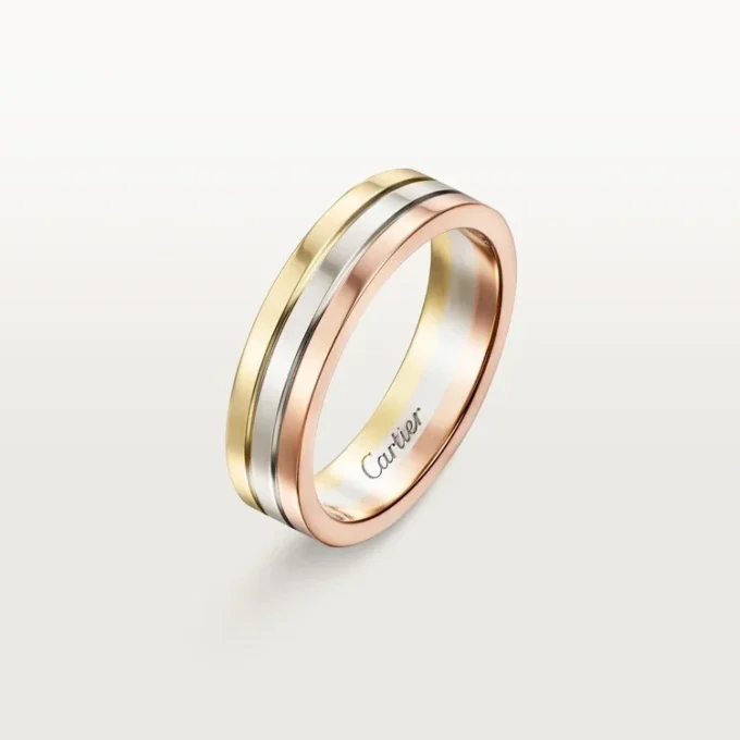 Vendome Louis Cartier vielsesring – hvidguld, gult guld, rosaguld – Cartier Vendome Louis Cartier vielsesring – hvidguld, gult guld, rosaguld – Cartier